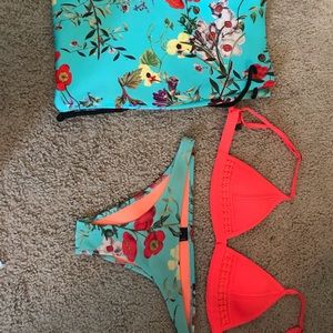 triangl bikini with bag